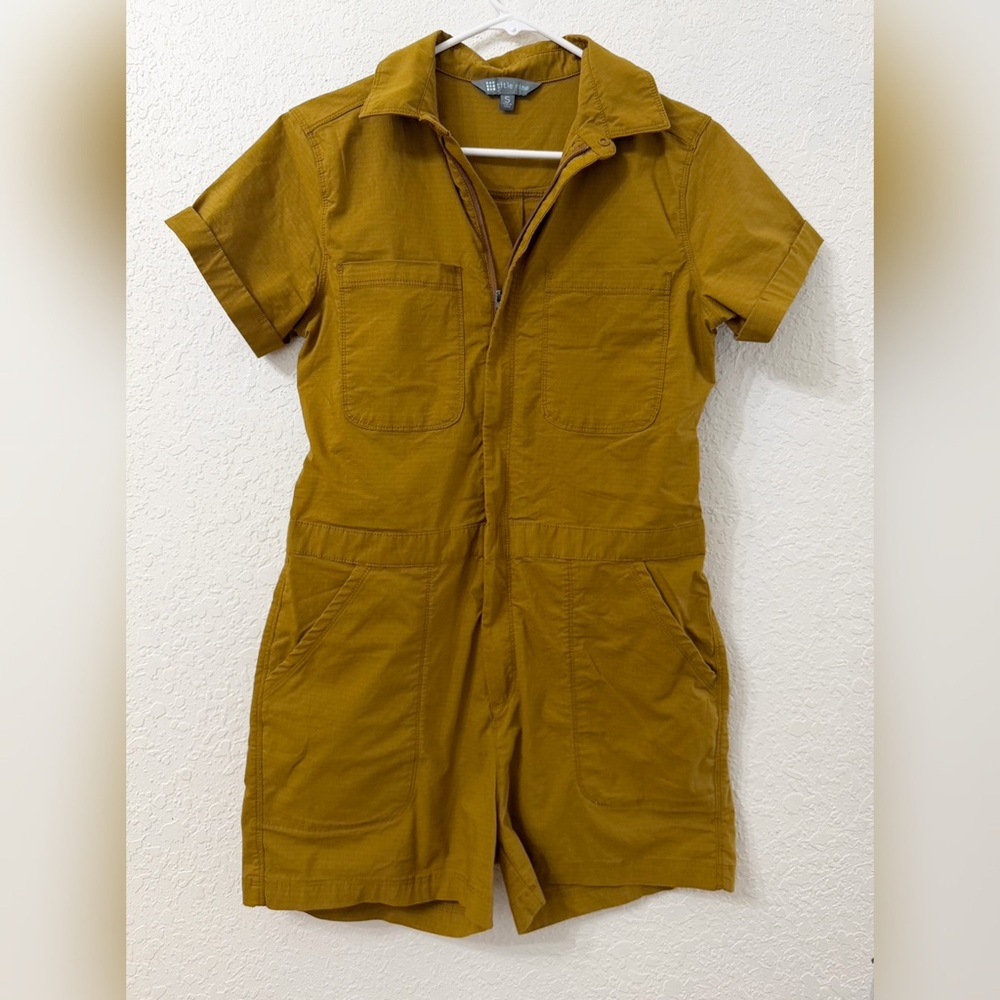 Title Nine Rosie Utility Short Sleeve Romper - S - Picture 2 of 15